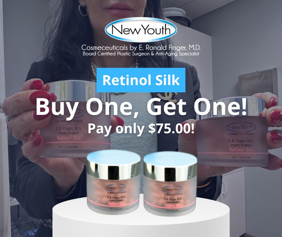 Buy One, Get One! -Retinol Silk Special at New youth Skin care Savannah, GA